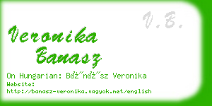 veronika banasz business card